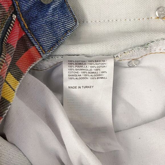 The Ragged Priest Hot Rod Mix Check Dad Jeans - 26 - Picture 6 of 16